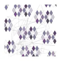 purple diamonds - design