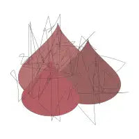 three pots - pinks - design