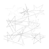 three stars - dark - design