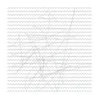 zig zag blue waves - design