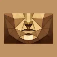 Golden Low Poly - design