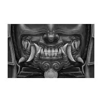 Oni Samurai (B&W) - design