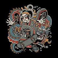 SAMURAI SKATER - design