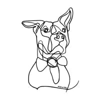 Tatum Talks Line Art - design