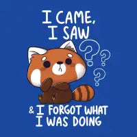 Forgetful Red Panda - design