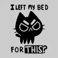 I Left my Bed for This? T-Shirt - design