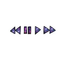 Galaxy play buttons - design