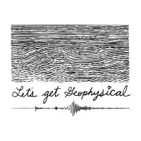 Let's Get Geophysical (black ink) - design