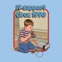 IT Support Circa 1990 - design
