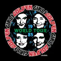 GOLDEN GIRLS WORLD TOUR 1985 - design