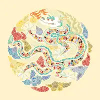 colorful dragon - design