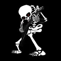 Rocking skeleton - design