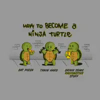 Become A Ninja Turtle - design
