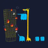 The Day The Fire Brigade Went On Strike - design