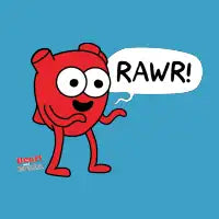 Heart Rawr - design