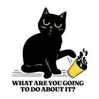 Mean Black Cat - design