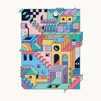 80s Escher - design
