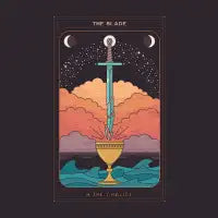 The Blade And The Chalice T-Shirt - design