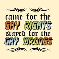 I Support Gay Wrongs - design