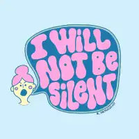 I Will Not Be Silent - The Peach Fuzz - design