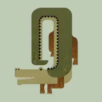 Whimsy Crocodile - design