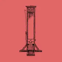 Guillotine (black ink) - design