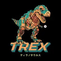 Mecha Trex - black - design