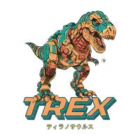 Mecha Trex - White - design