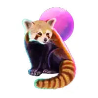 Red Panda - White - design