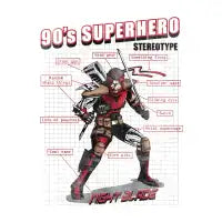 90s Superhero Stereotype - design