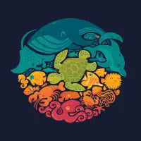 Aquatic Rainbow - design