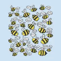 Check Out These Boo-Bees! T-Shirt - design