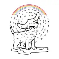 Dog Rainbow - design