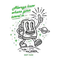 Don't Panic Glassware - design