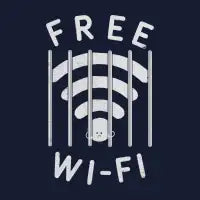 Free Wi-Fi V-Neck - design