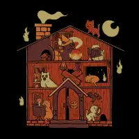 Haunted House Cat - design