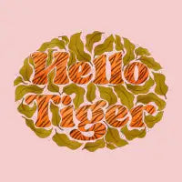 Hello Tiger T-Shirt - design