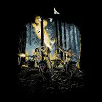 HOT CHICKS ON WOLVES T-Shirt - design
