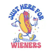 Just Here For the Wieners - design