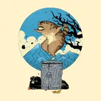 Kung Fu Trash Panda - design