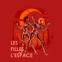 LES FILLES L'ESPACE Button - design