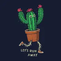 Let's run away - design