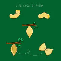 Life cycle of pasta T-Shirt - design