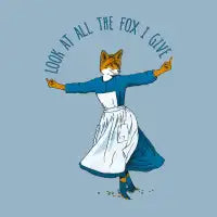 Look At All The Fox I Give T-Shirt - design