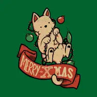 Merry Xmas Cat - design