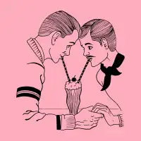 Milkshake for two! - design