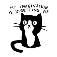 My Imagination is Upsetting Me Skateboard - design