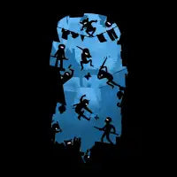 Ninja Kick Ass Clash T-Shirt - design