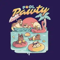 Pool Pawty - design