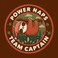 Power Nap Team Captain T-Shirt - design